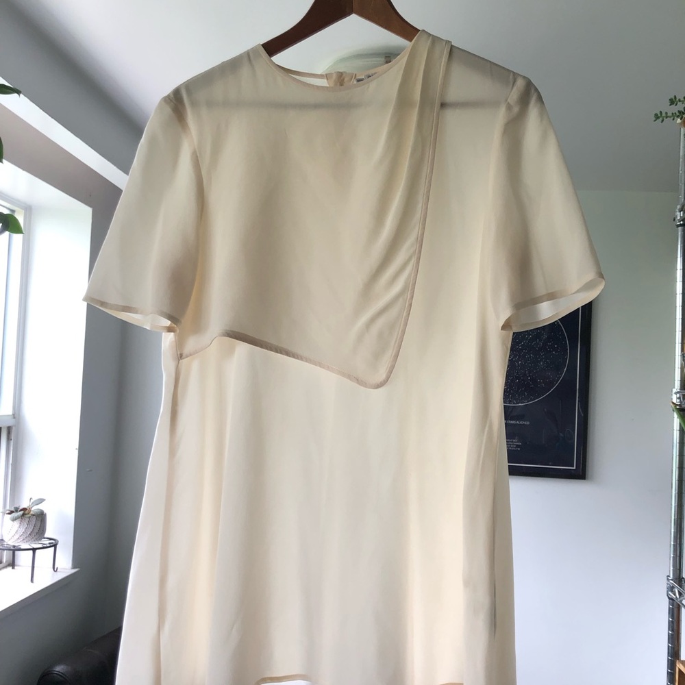 Giorgio Armani Le Collezioni Soft Ivory Silk Blouse